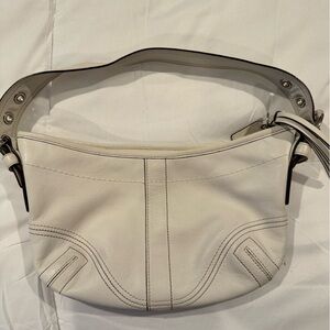 COACH Vintage White Soho Boho Shoulder Bag